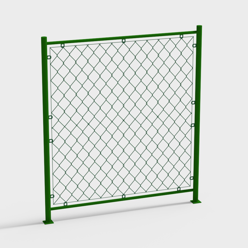 Chain Link Fence 3D model