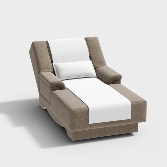Stylish Low-Polygon 3D Model Sofa Chair