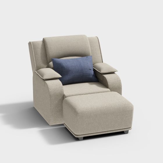Cozy Retreat 3D model - Elegant Sofa Chair