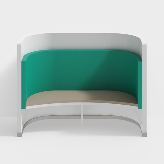 Stylish Low-Poly Chair 3D model for Modern Design