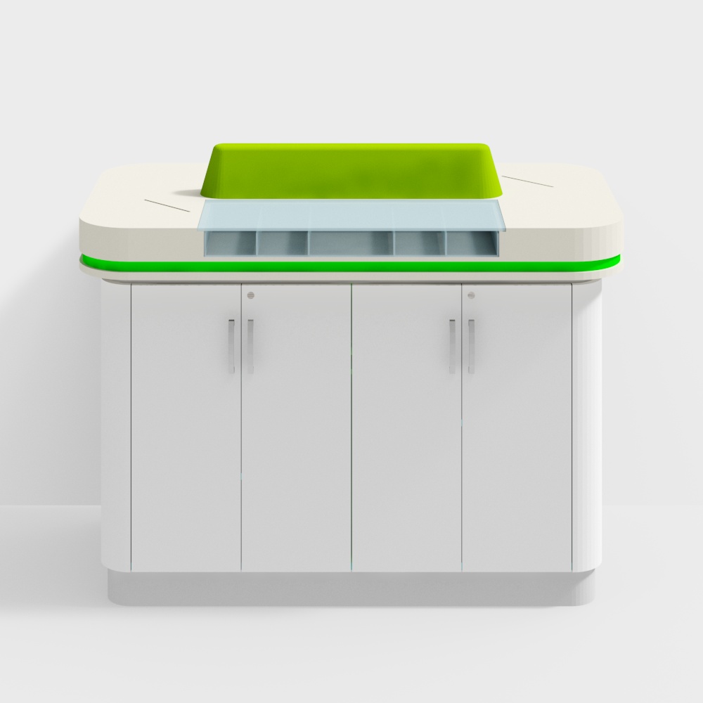 Empfangstresen im Banklobby