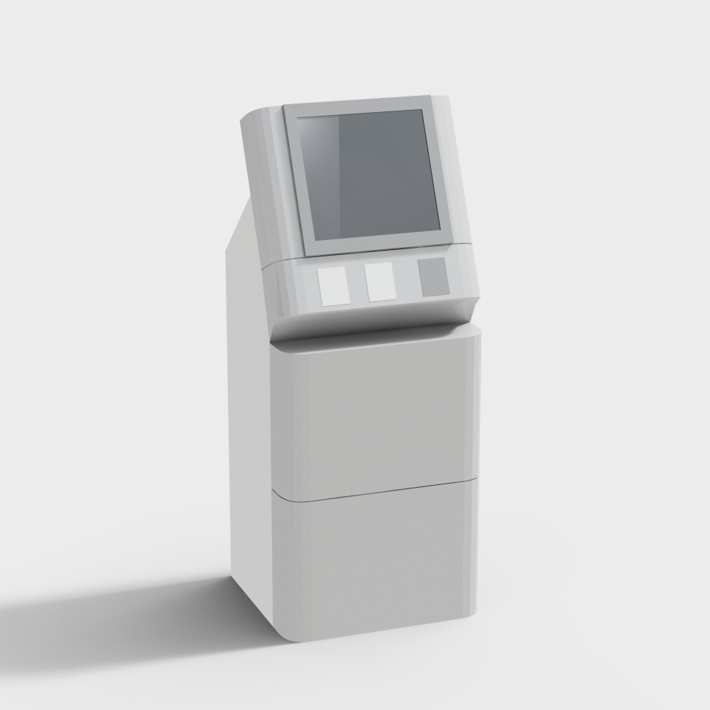 銀行ロビーのキャビネット機械