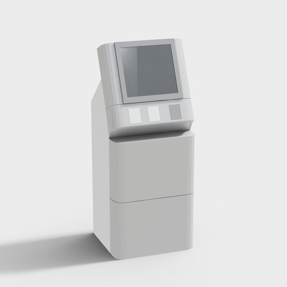 銀行ロビーのキャビネット機械