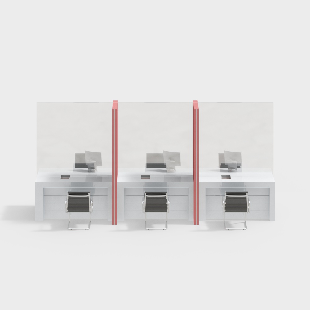 Bank business hall business processing window