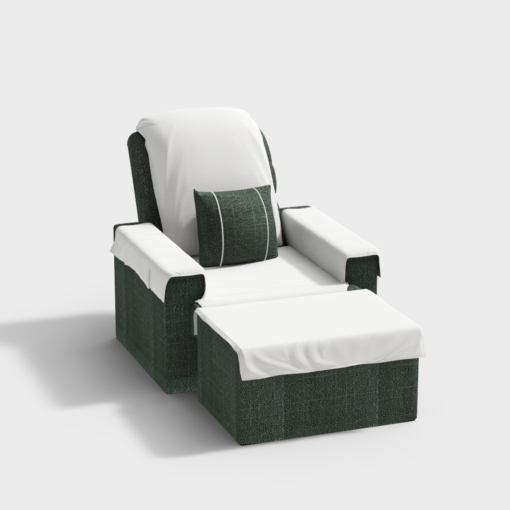 Foot bath massage chair