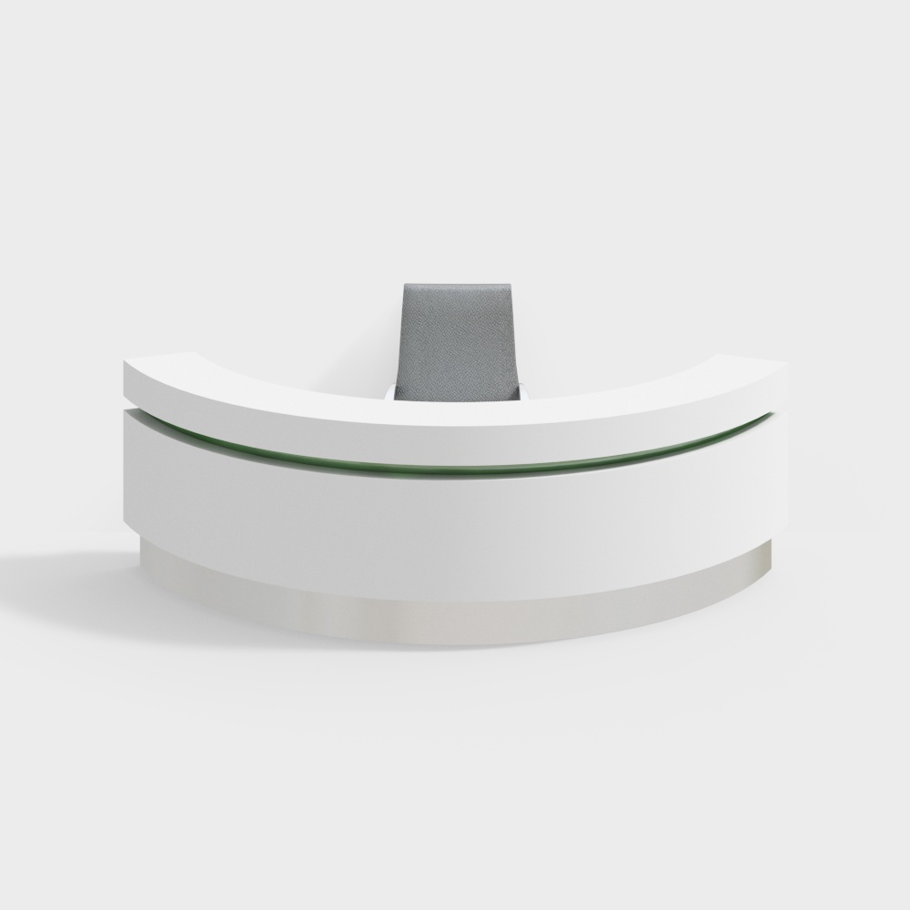 Bank lobby service desk