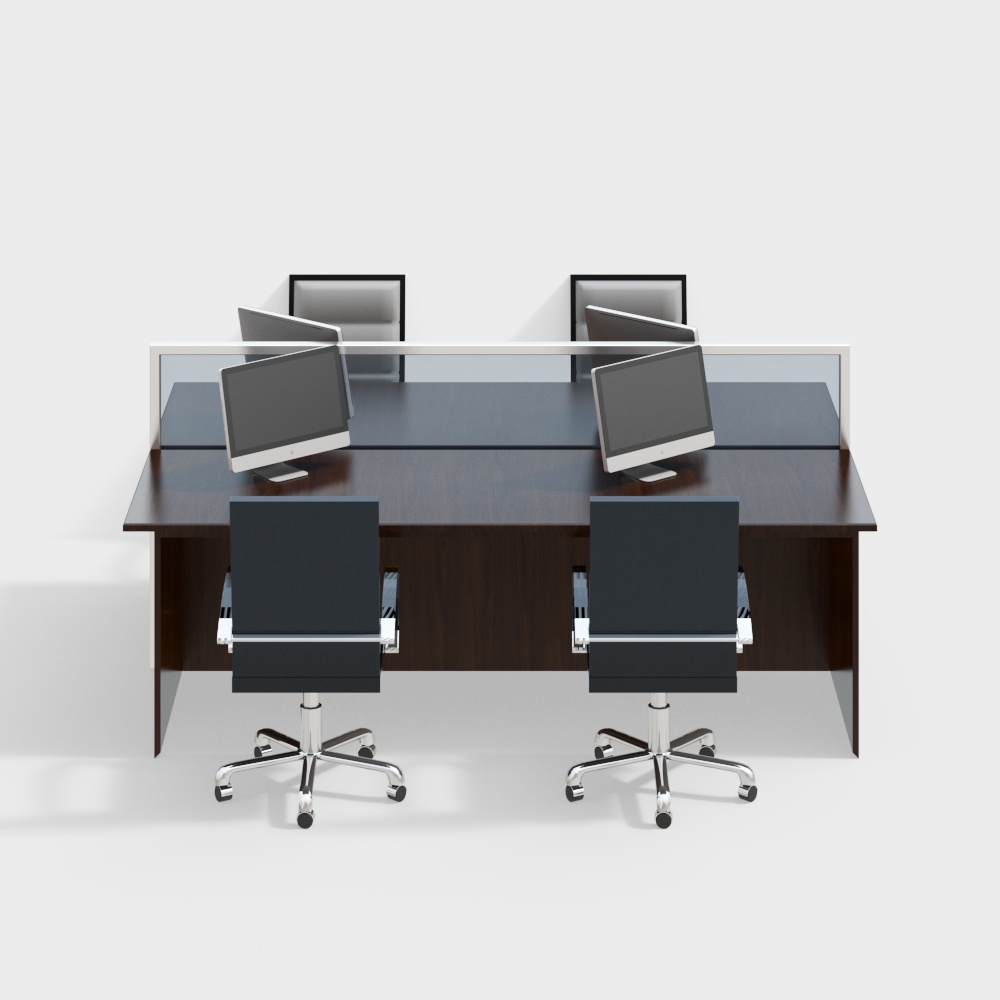 Bank lobby business counter