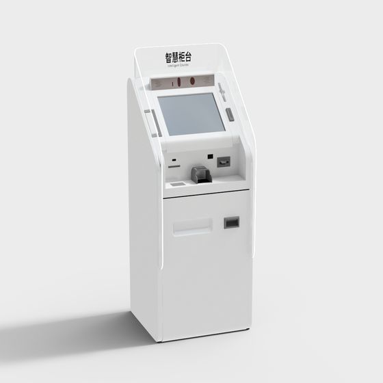 Smart Kiosk 3D Model for Digital Spaces