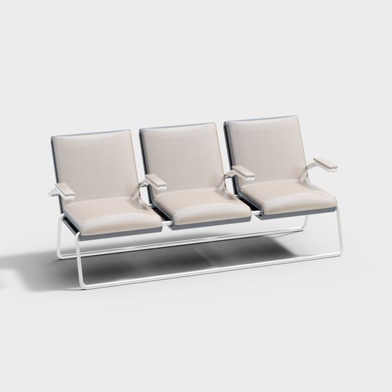 Urban Lounge Bench 3D model