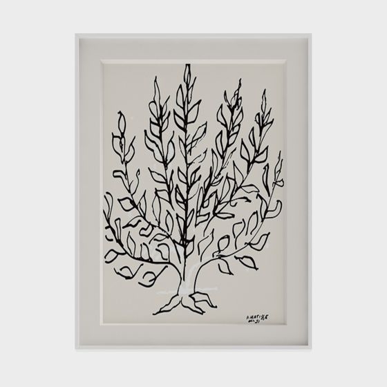 Abstract Plant 3D Model for Designers