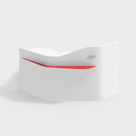 Welcome Reception Desk 3D model