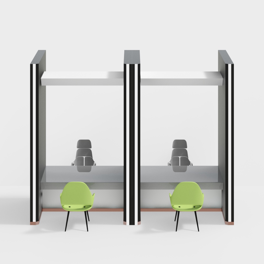 銀行ロビーカウンター