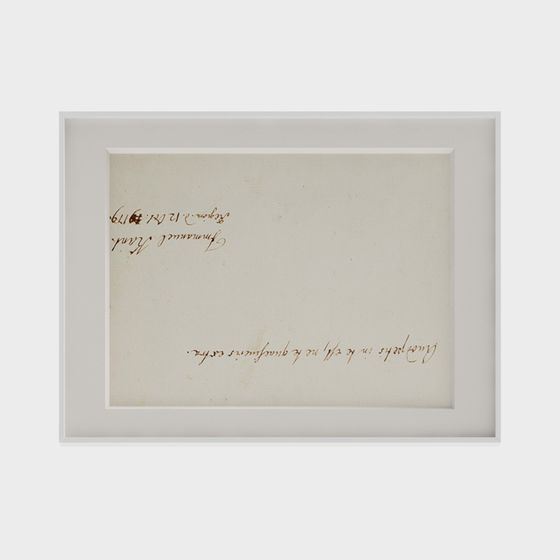 Retro Manuscript Frame 3D model