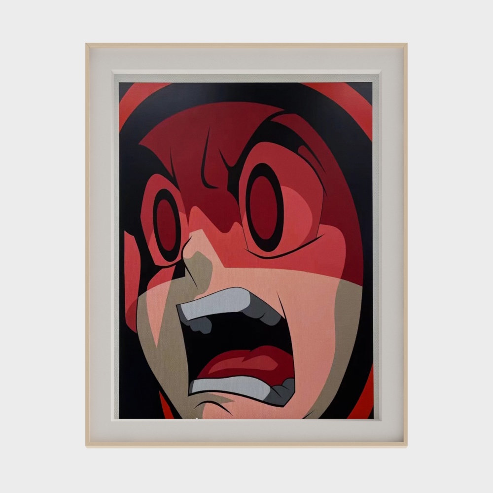 The Scream Girl 3D Model - Low Poly Art