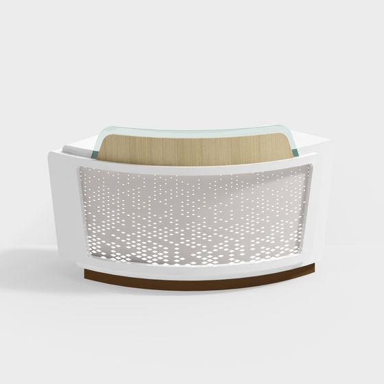 Bureau d'information du hall de la banque