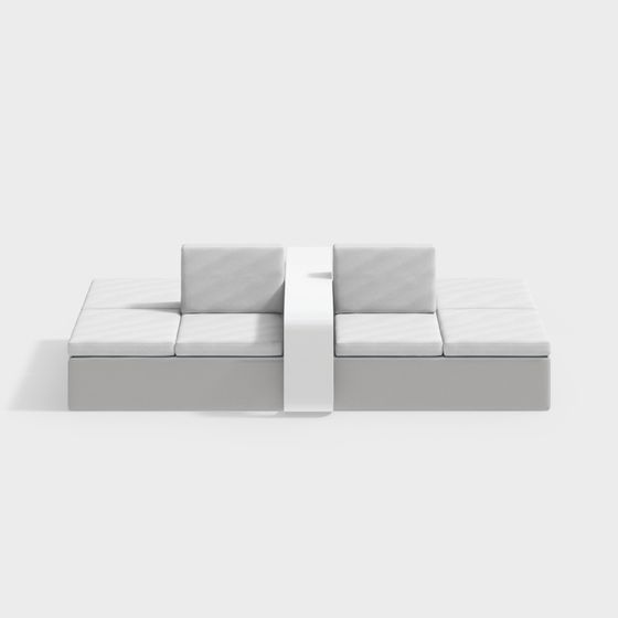 Modern Minimalist 3D Sofa Model Design