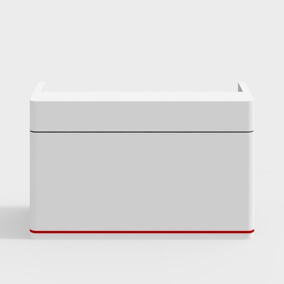 Urban Box Low-Poly 3D Model