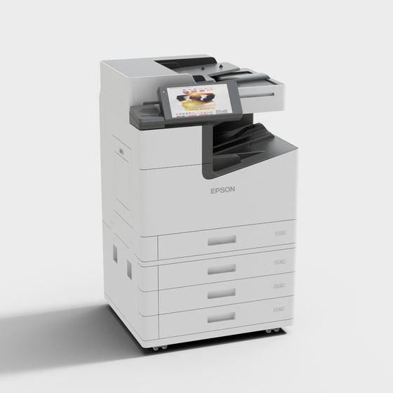 High-Detail Epson Multifunction Printer 3D model