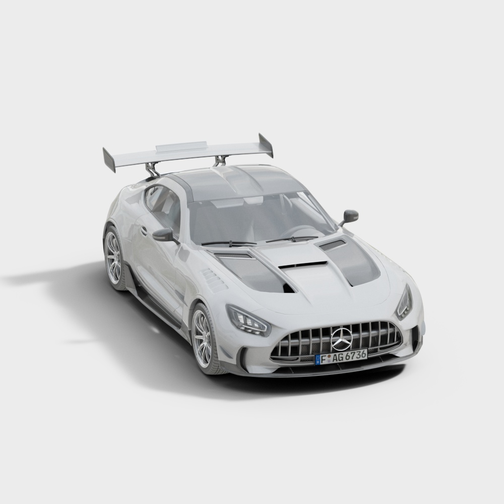 Futuristic High-Performance Sports Car 3D model