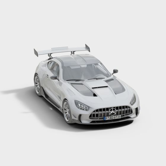 Futuristic High-Performance Sports Car 3D model
