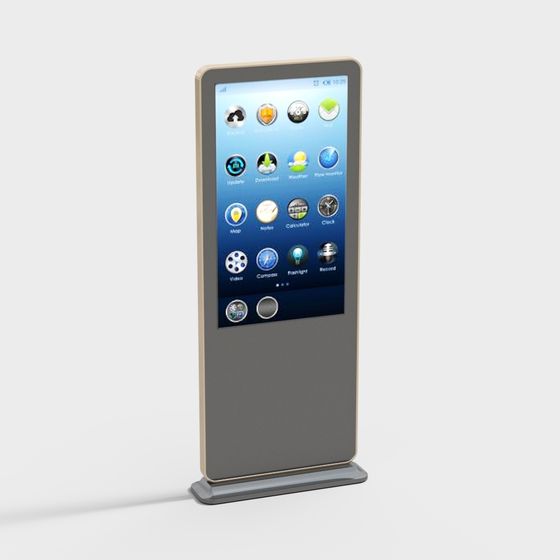 Stylish Smart Display Screen 3D model for Innovative Design