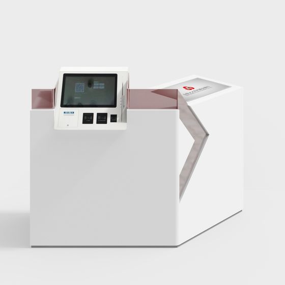 Modern Smart Self-Service Terminal 3D model