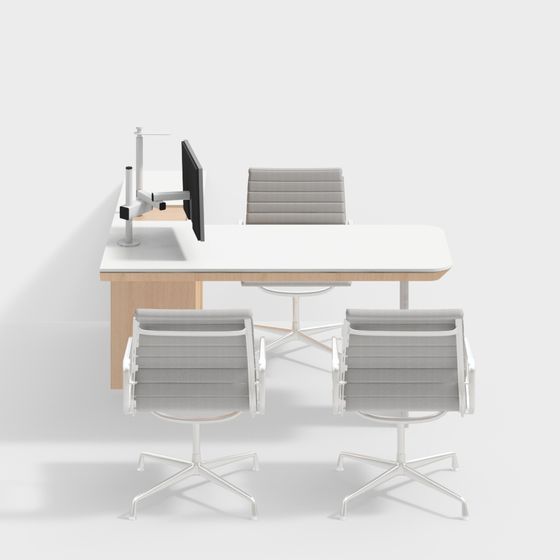 Urban Workspace 3D model for Modern Offices