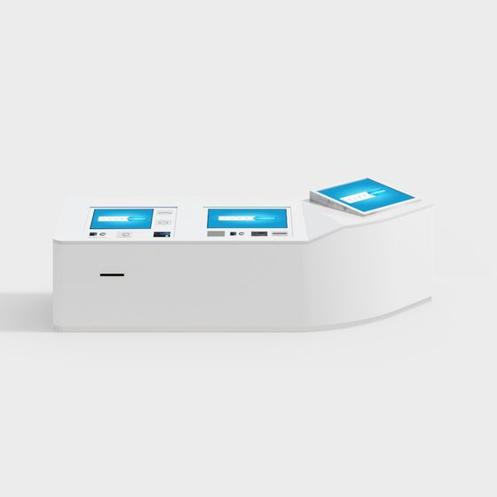 Smart Interactive Kiosk 3D model