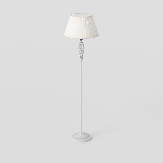 Elegant Floor Lamp 3D Model for Modern Interiors