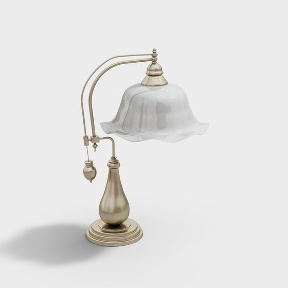 Lámpara de mesa americana