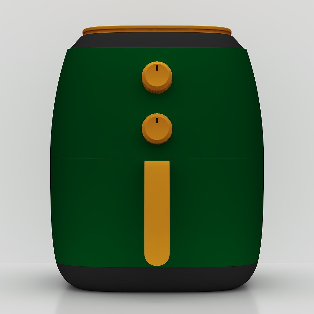 Friteuse à air jaune et verte