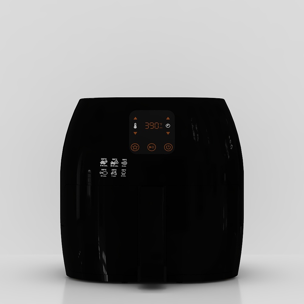 Freidora de aire compacta y ligera