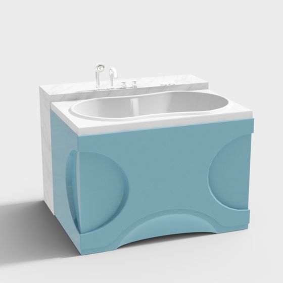 Water Rhythm Bathtub 3D model