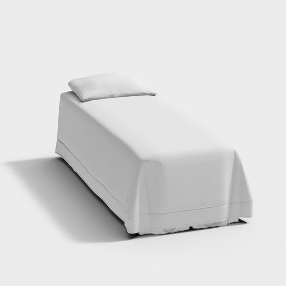 Minimalist Bed 3D model