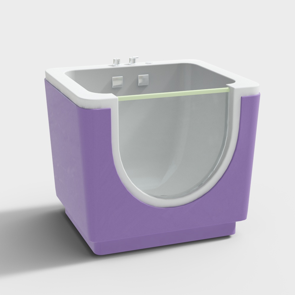 Maternity and baby store purple swimming pool