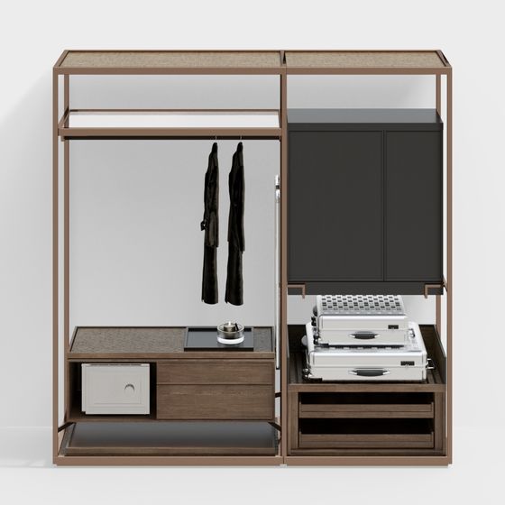 Urban Closet 3D model for Modern Interiors