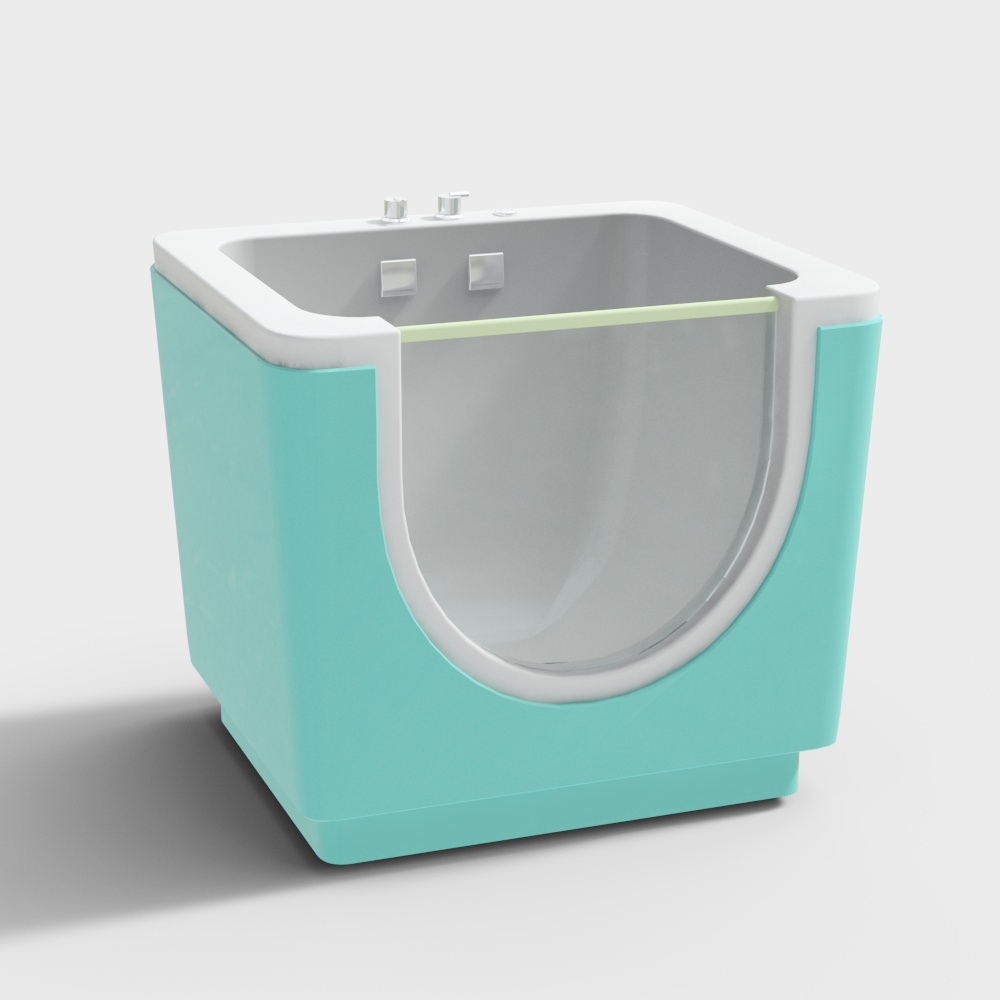 Mother and baby store blue swimming pool