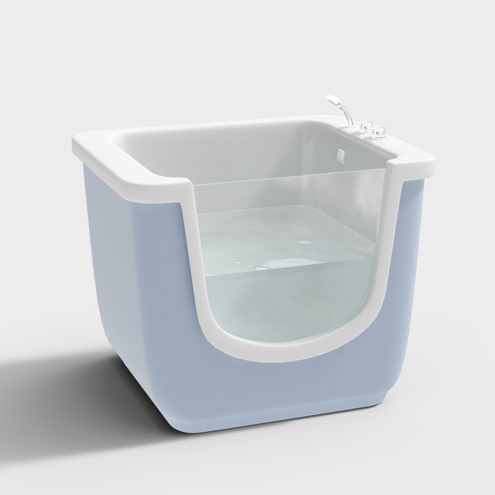 Mother and baby store blue swimming pool