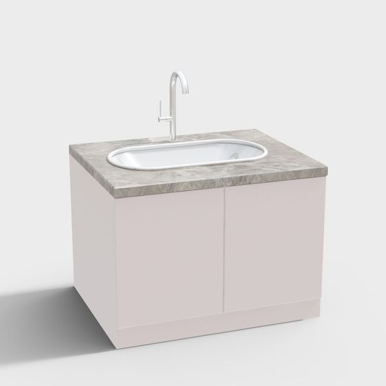 Urban Kitchen Sink 3D model