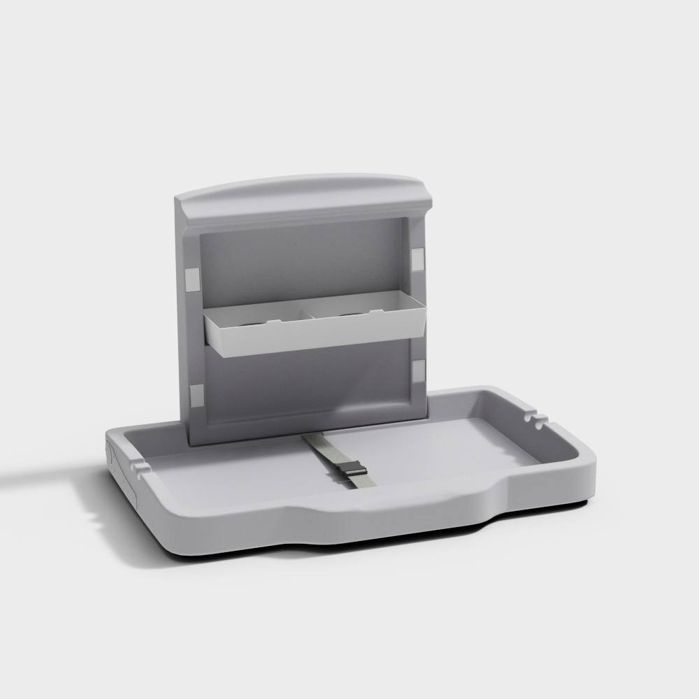 Loving mother and baby room diaper care table