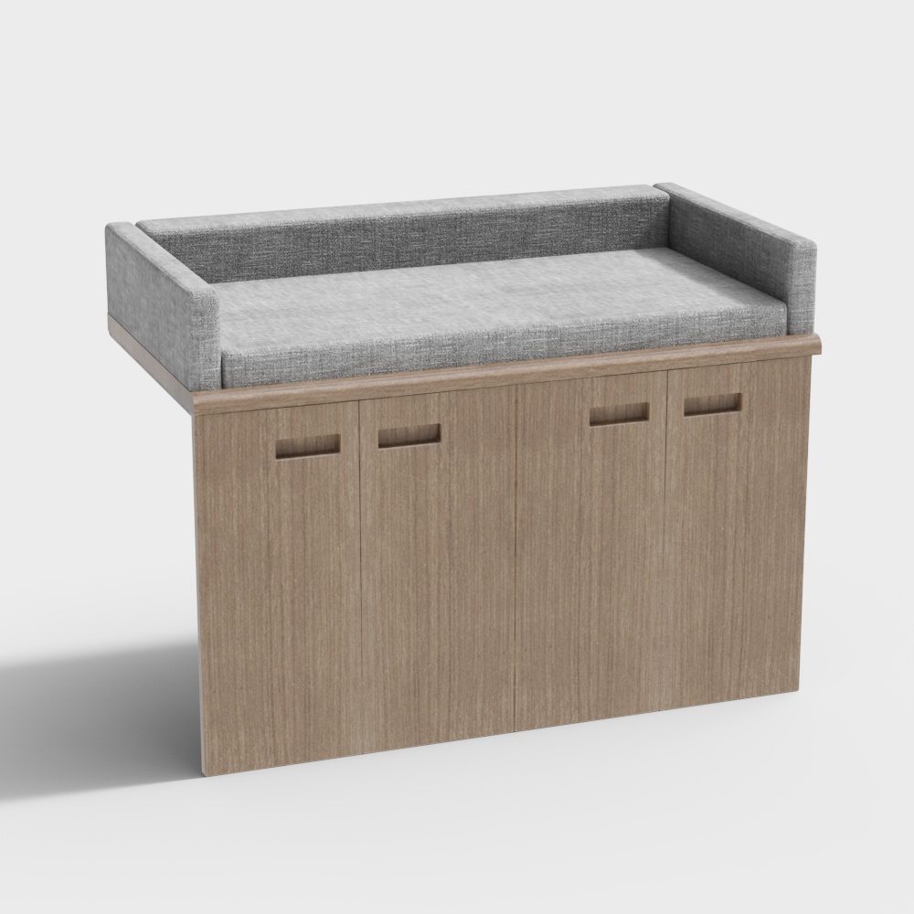 Solid wood diaper care table