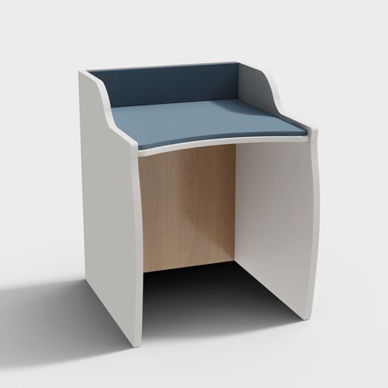 Urban Edge Desk 3D model
