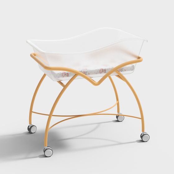 Diaper care table in hospital baby bath center