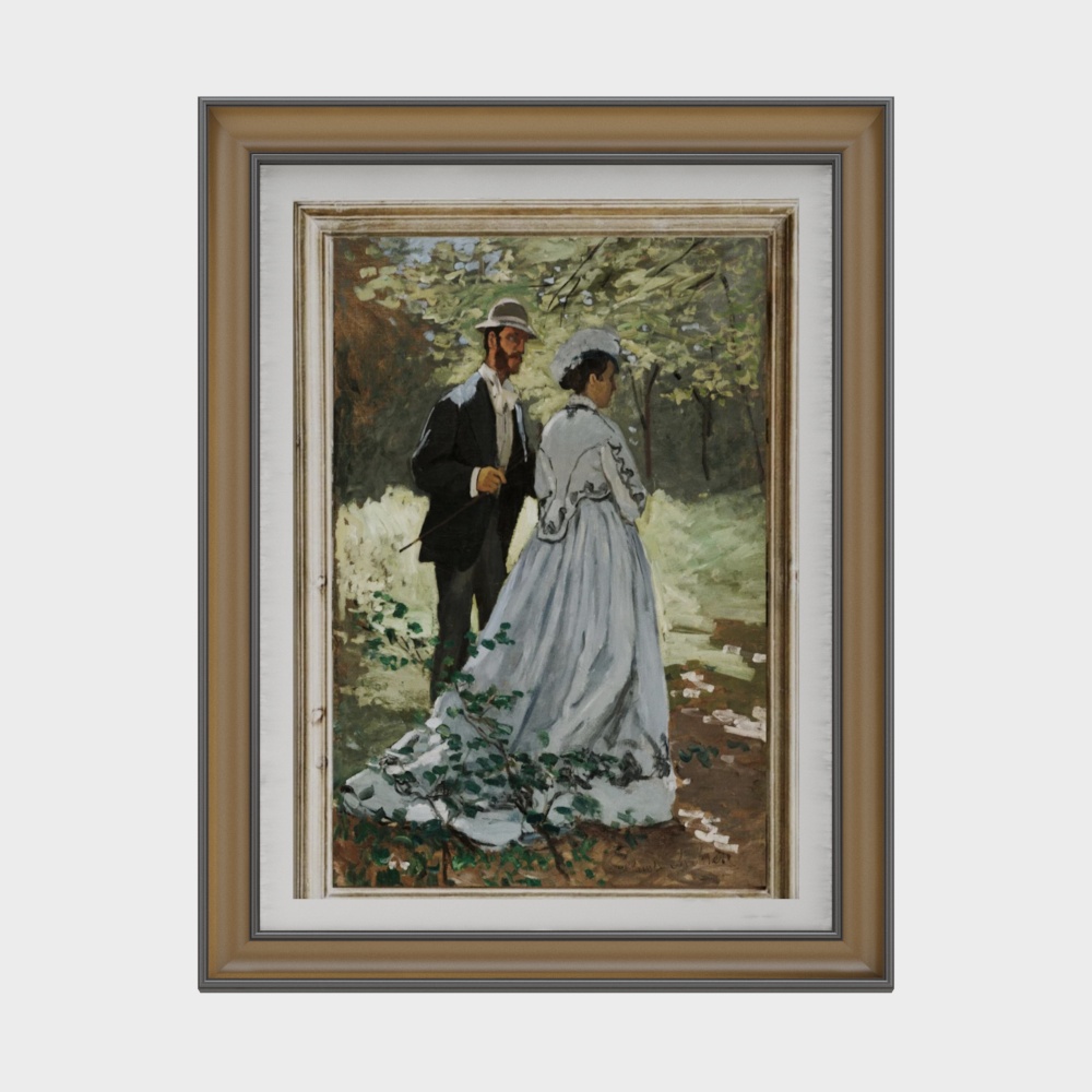 Vintage Garden Dialogue 3D model