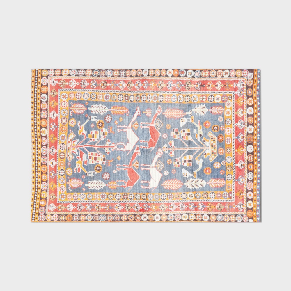 Amerikanischer Teppich mit ethnischem Muster