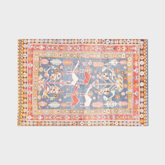 Amerikanischer Teppich mit ethnischem Muster