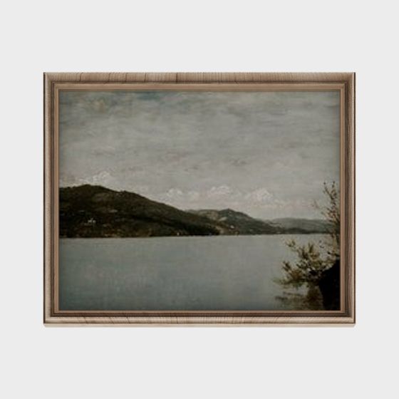 Lake Reflection Low Poly 3D Model