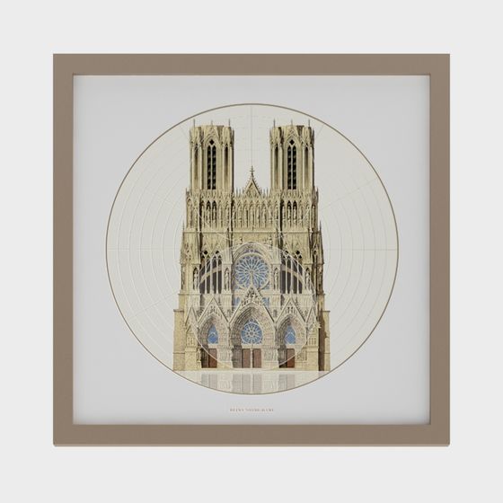 Notre Dame Cathedral Low-Poly 3D model for Creative Projects