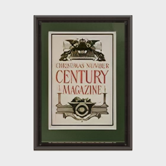 Century Magazine Vintage Cover 3D model for Creative Projects