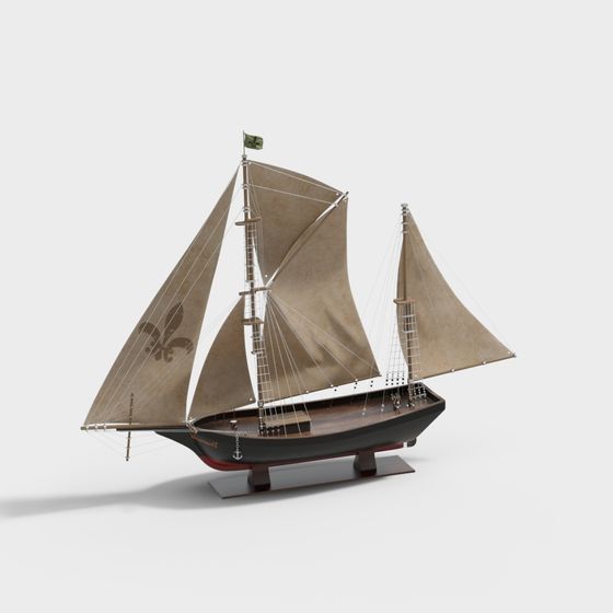 Sailing Spirit 3D model